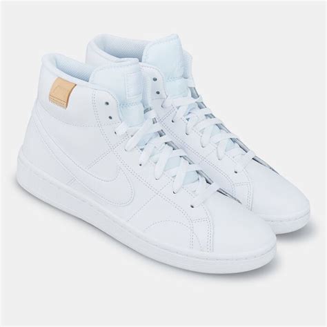 White Nike Womens Court Royale 2 Mid Sneaker 